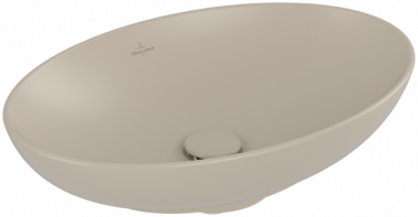 Praustuvas VILLEROY&BOCH Loop&Friends 560x380mm montuojamas ant stalviršio, migdolo spalva (almond), Ceramic Plus danga 